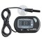 LCD Digital Aquarium Thermometer, Fish Tank Water Temperature Meter For Reptile, Black